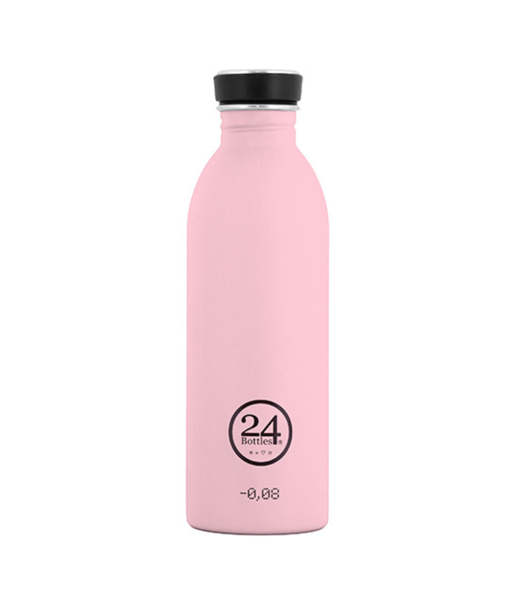 24bottles, Urban vandflaske, lyserød - 500ml.